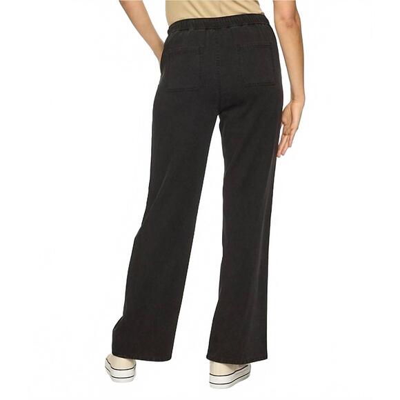 NEW FAIRFAX & FAVOR bluffton wide leg pant in black - Picture 2 of 2